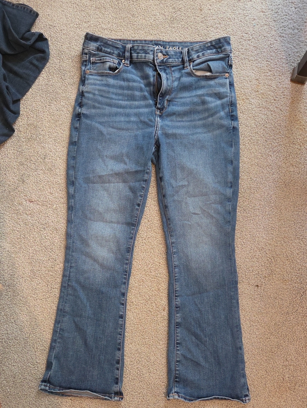 American Eagle Outfitters Women's Blue Flared Jeans